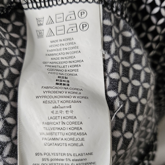 Michael Kors 2X Geo Print Tunic Blouse Bell Sleeves Chic Stretch Plus Size - Picture 7 of 11